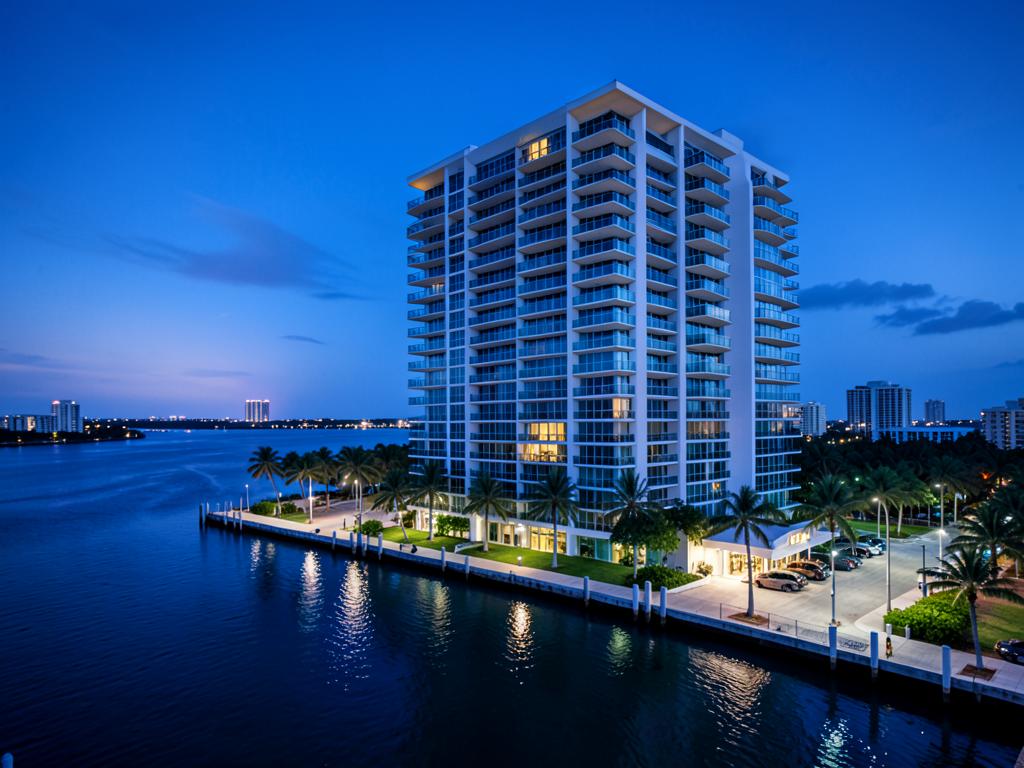Waterfront condominium in Miami, FL